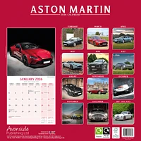 Aston Martin 2026 Wall Calendar - Online Exclusive