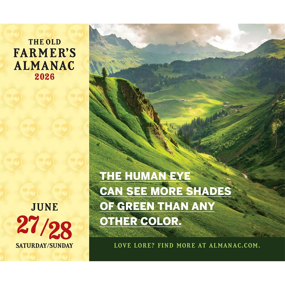 Old Farmers Almanac Everyday 2026 Box Calendar