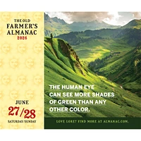 Old Farmers Almanac Everyday 2026 Box Calendar