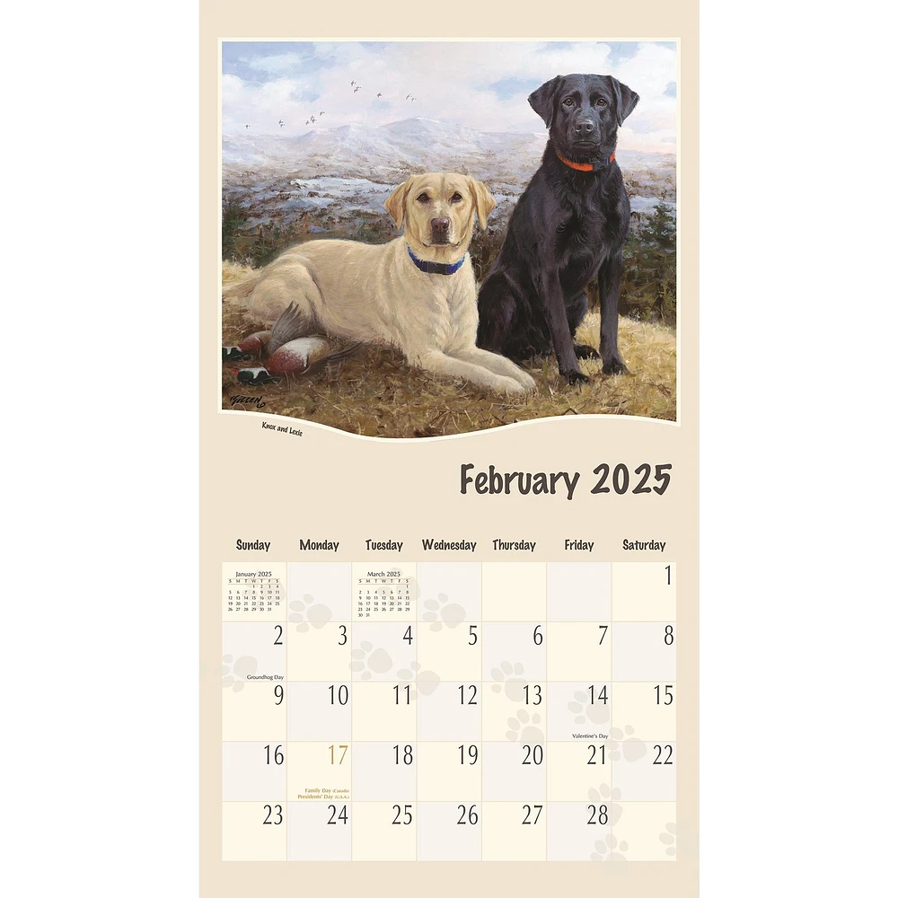 Must Love Dogs Wall 2025 Calendar - Online Exclusive