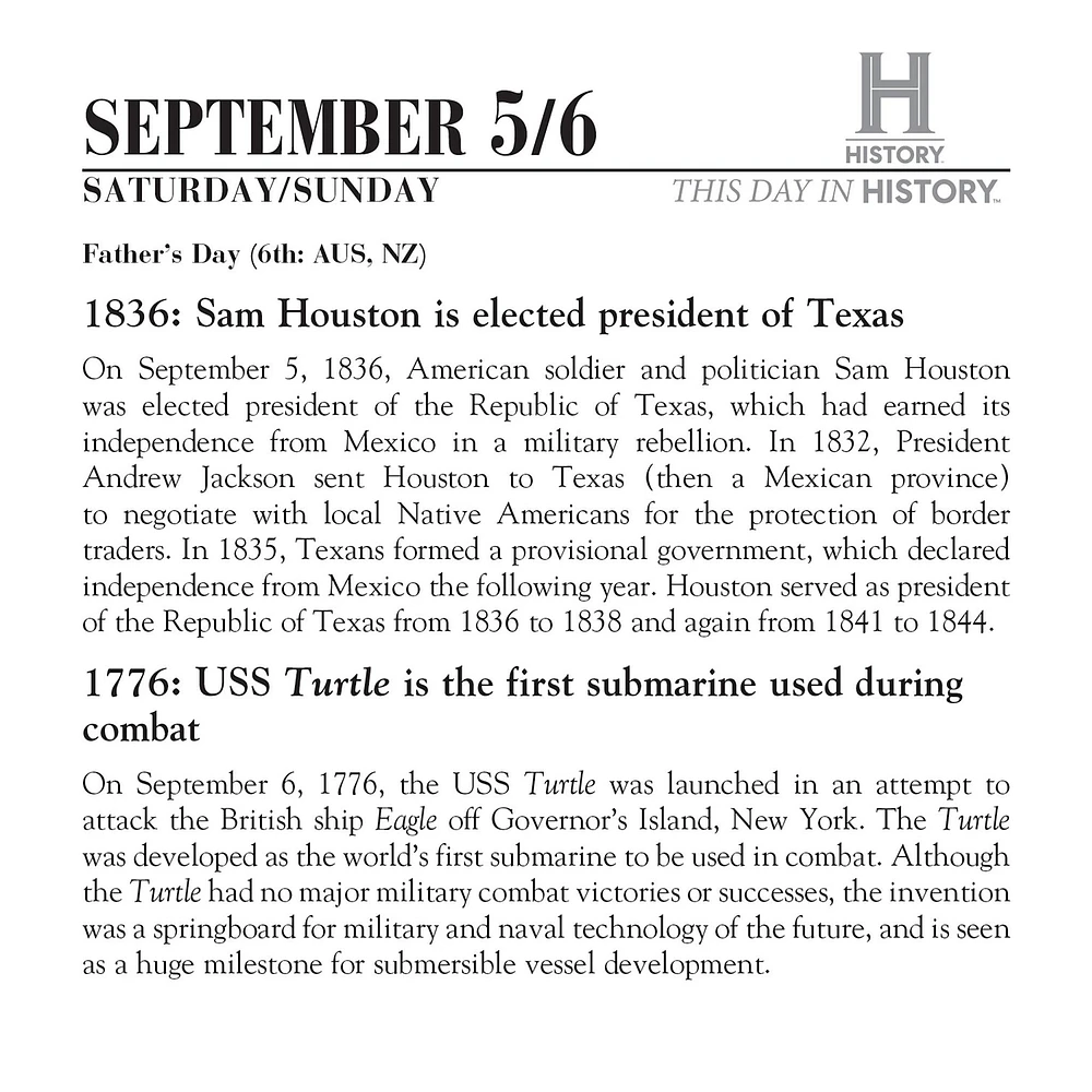 This Day In History 2026 Box Calendar