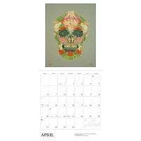 Skull Paintings Wall 2025 Calendar - Online Exclusive