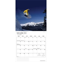 Snowboarding 2026 Wall Calendar