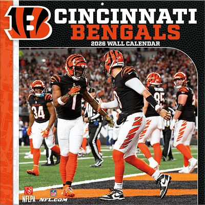 NFL Cincinnati Bengals 2026 Wall Calendar - Online Exclusive