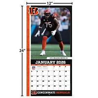 NFL Cincinnati Bengals 2026 Wall Calendar - Online Exclusive