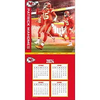 NFL Patrick Mahomes Kansas City Chiefs Wall 2025 Calendar