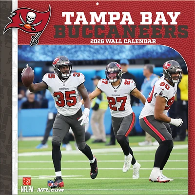 NFL Tampa Bay Buccaneers 2026 Wall Calendar - Online Exclusive