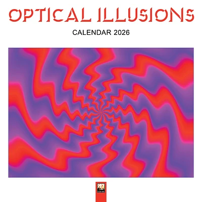 Optical Illusions 2026 Wall Calendar