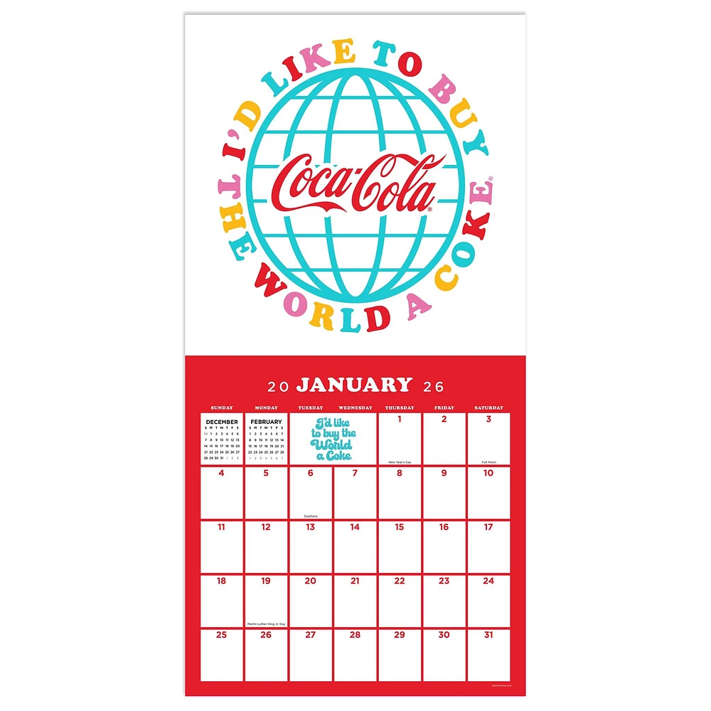 Coke: Harmony 2026 Wall Calendar - Online Exclusive