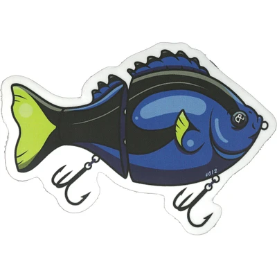 012 Glidebait Royal Blue Tang Vinyl Sticker - FINAL SALE