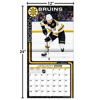 NHL Boston Bruins 2026 Wall Calendar