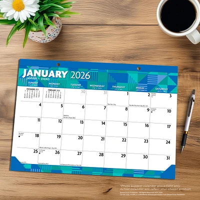 Large Print 2026 Desk Pad Calendar