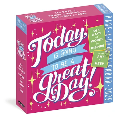 Today Is A Great Day Box 2025 Calendar