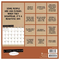 Anti Affirmations And Sarcasm 2026 Mini Calendar - Online Exclusive