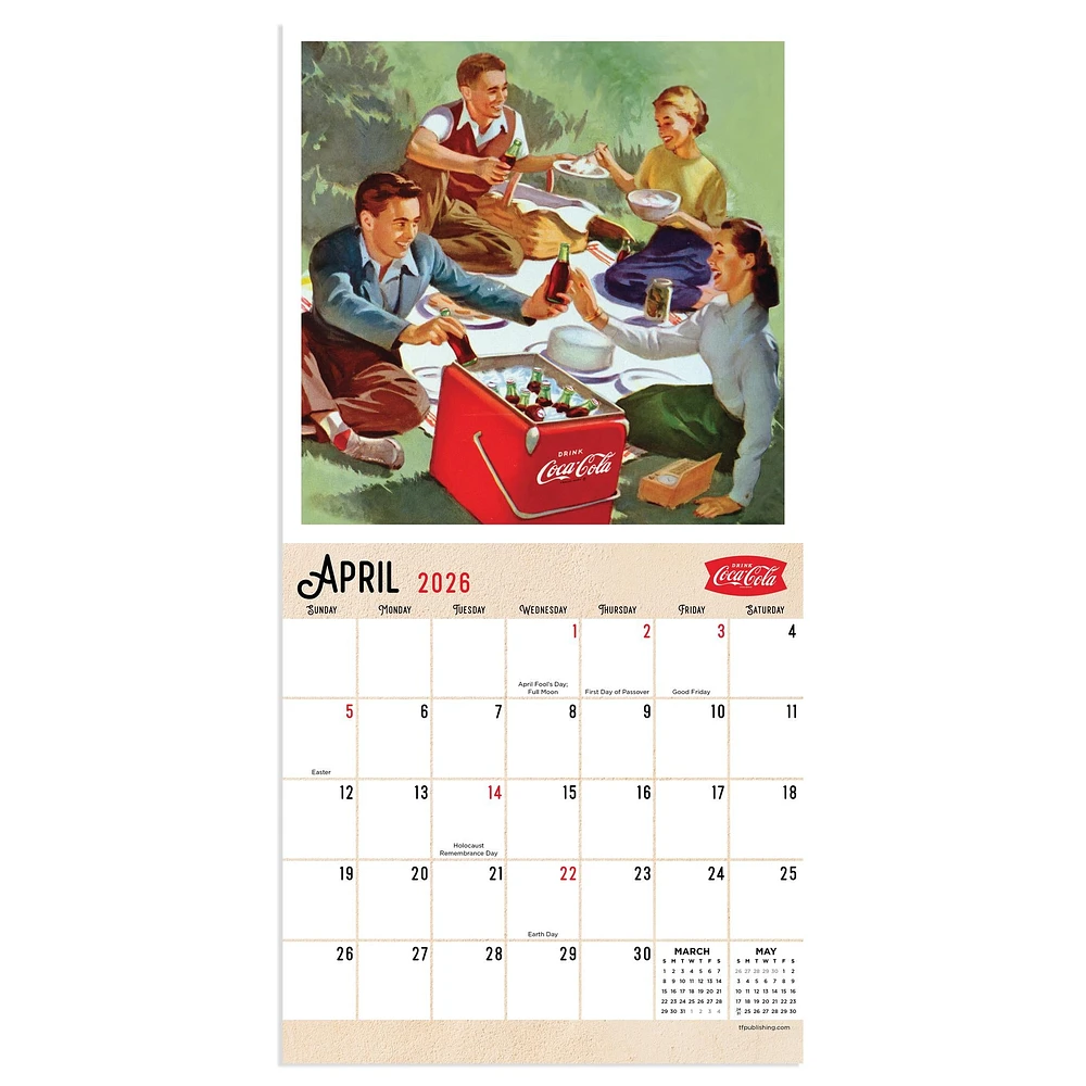 Coca-Cola 2026 Mini Calendar