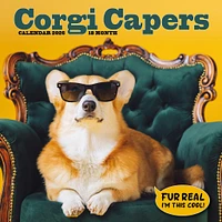 Corgi Capers 2026 Wall Calendar