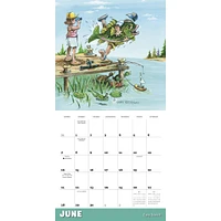 Gary Patterson Gone Fishing 2026 Wall Calendar