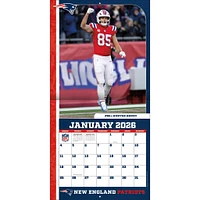 NFL New England Patriots 2026 Wall Calendar