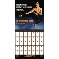 Chuck Norris 2026 Wall Calendar