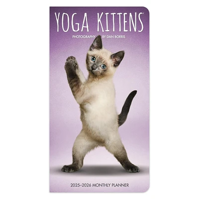 Yoga Kittens 2 Yr Pocket Planner 2025 Calendar