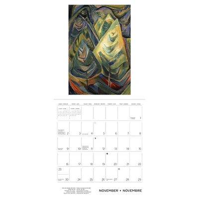 Emily Carr Wall 2025 Calendar