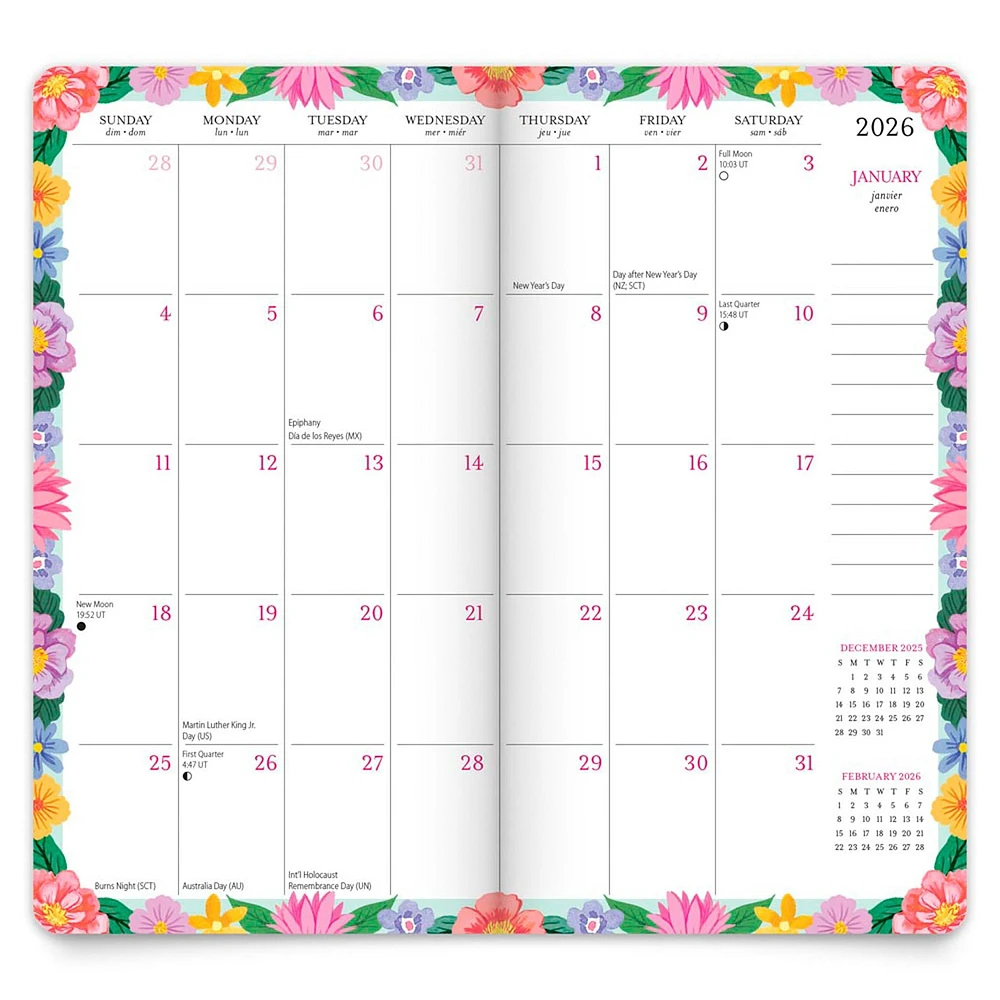 Bonnie Marcus 2026 2 Yr Pocket Planner Calendar