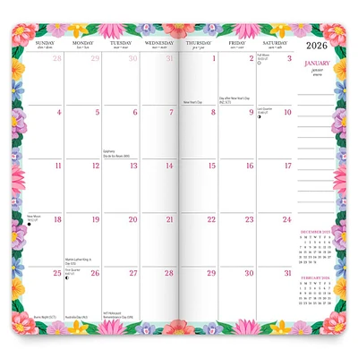Bonnie Marcus 2026 2 Yr Pocket Planner Calendar