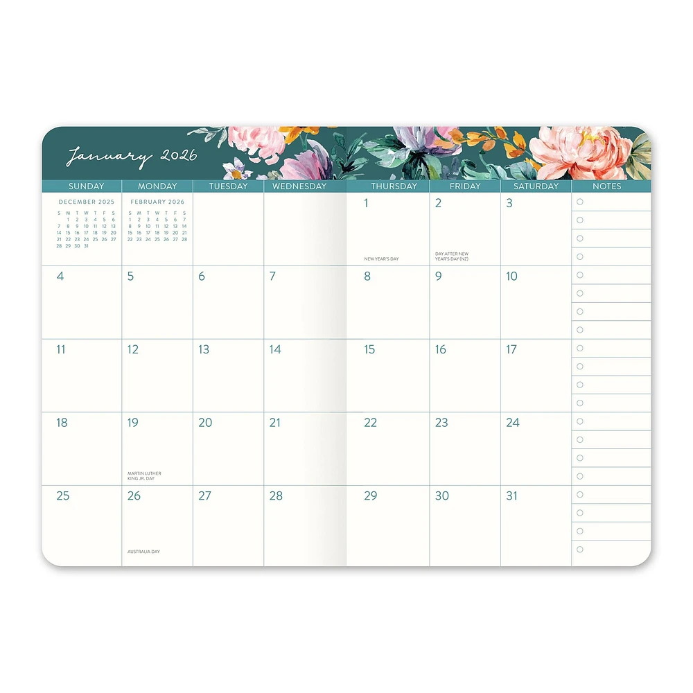 Bella Flora 2026 Monthly Exclusive Pocket Planner