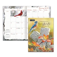 Songbirds Monthly Pocket Planner 2025 Calendar