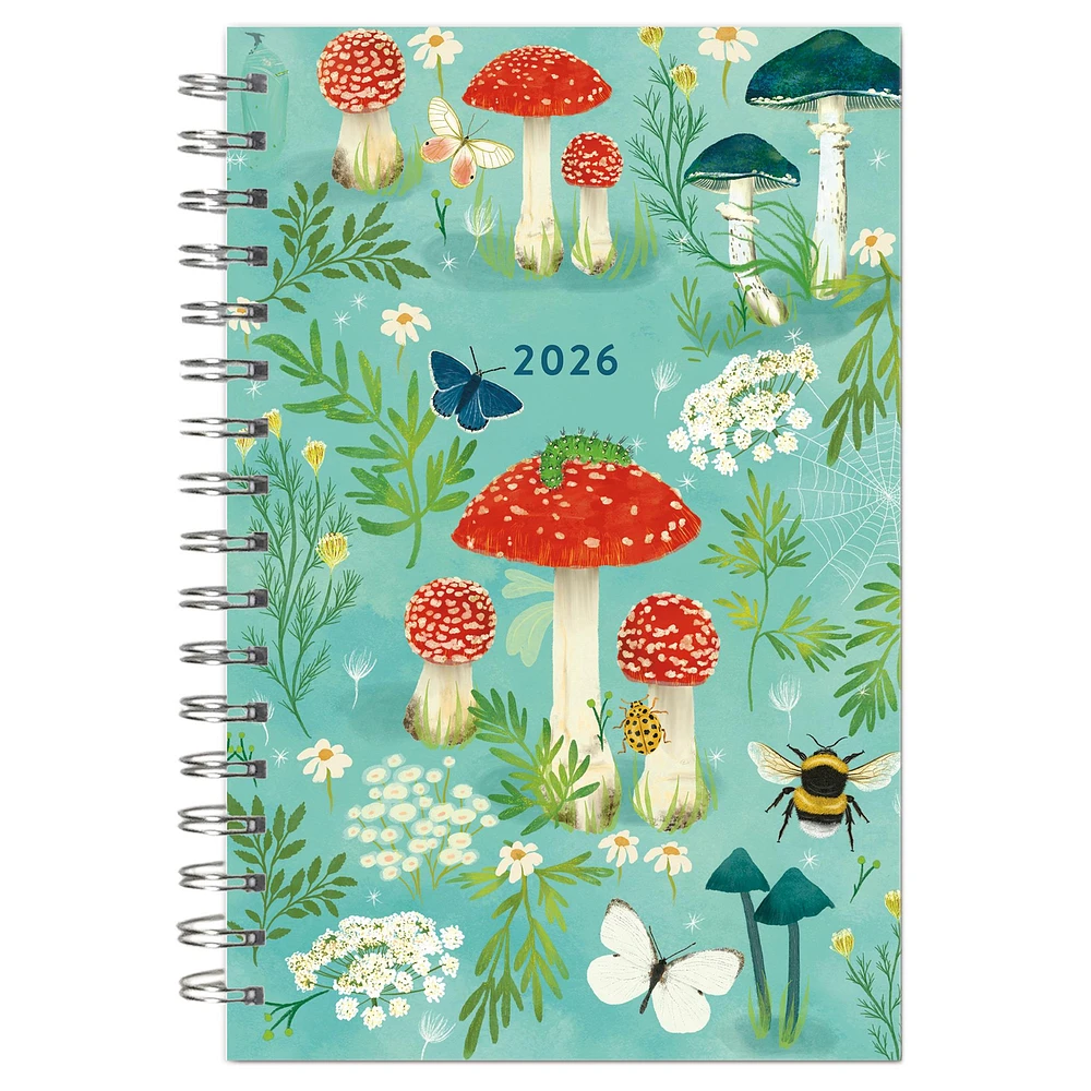 Designer Mushroom Garden 2026 Engagement Calendar