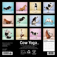 Cow Yoga 2026 Mini Calendar