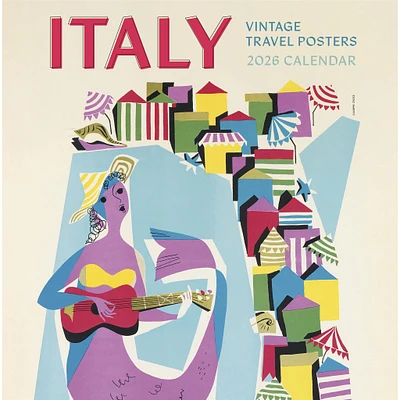 Italy Vintage Travel Posters 2026 Wall Calendar - Online Exclusive