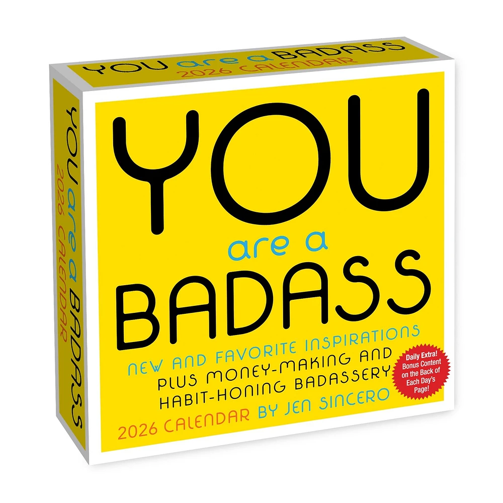 You Are A Badass 2026 Box Calendar