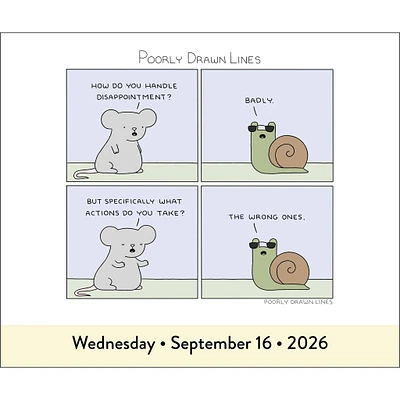 Poorly Drawn Lines 2026 Box Calendar - Online Exclusive