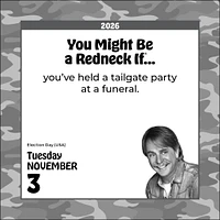 Jeff Foxworthy's You Might Be A Redneck If. . . 2026 Box Calendar
