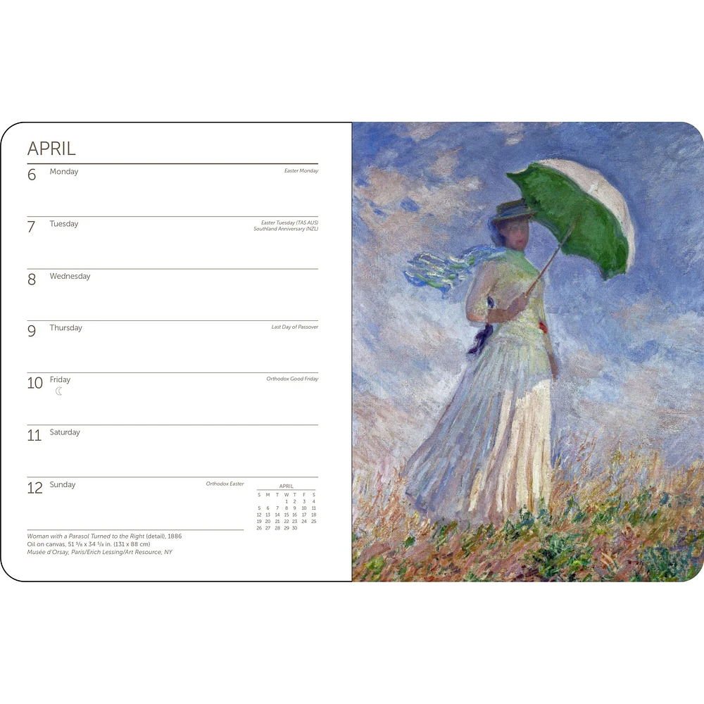 Monet 2026 Engagement Calendar