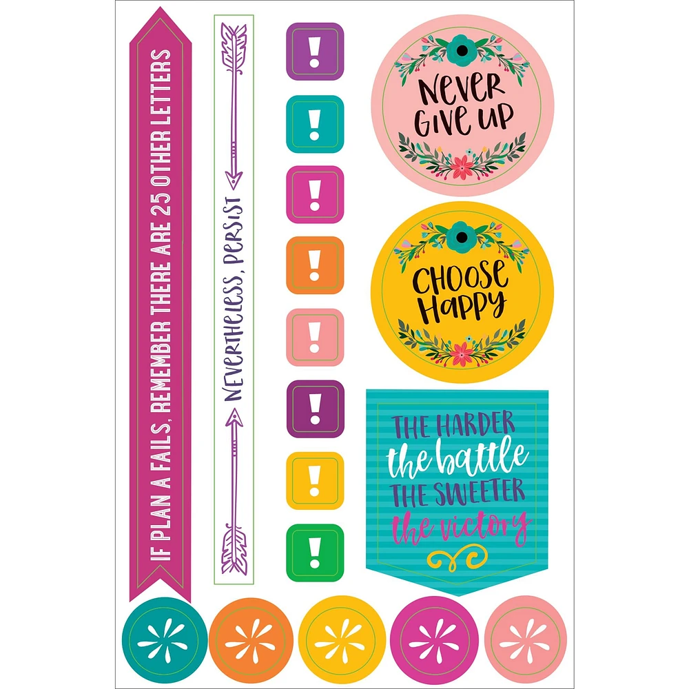 Wake Up Kick Ass Planner Stickers