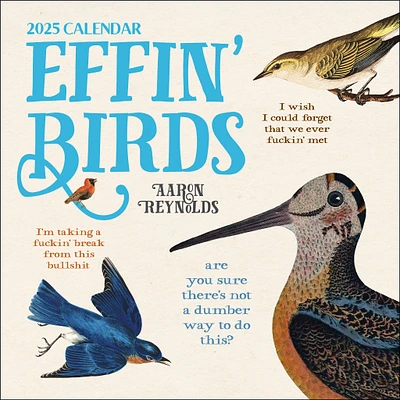 Effin Birds Wall 2025 Calendar