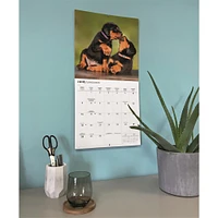 Rottweiler Puppies 2026 Wall Calendar