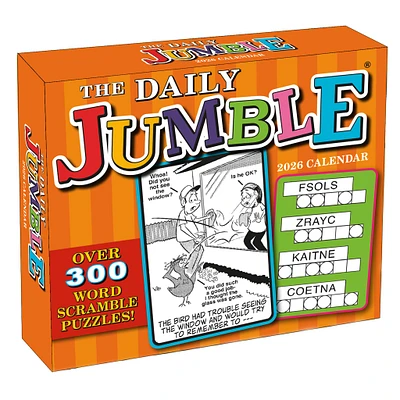 Daily Jumble 2026 Box Calendar