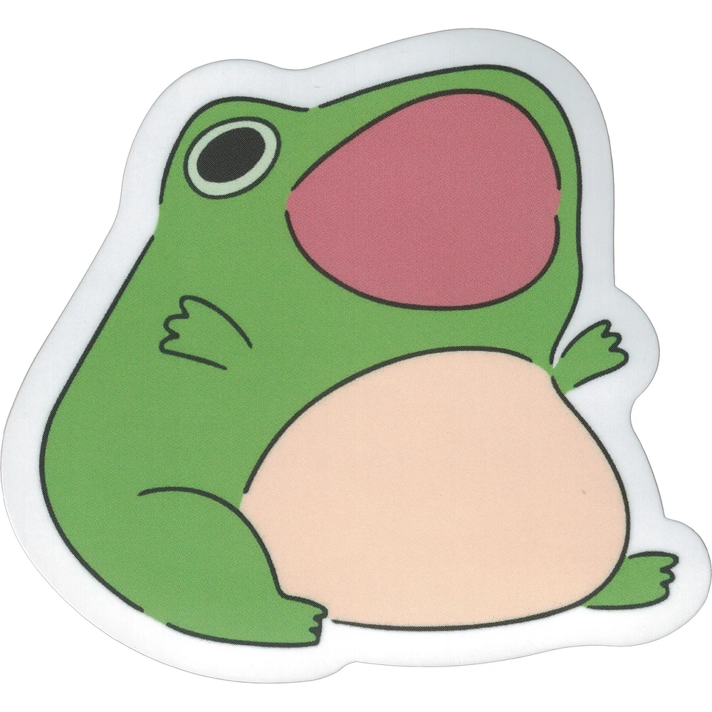 Happy Frog Vinyl Sticker