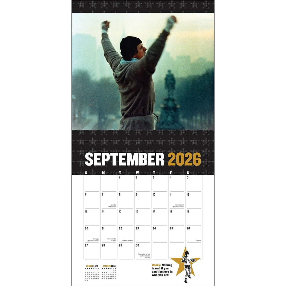 Rocky 2026 Wall Calendar - Online Exclusive