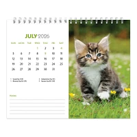Kittens 2026 Double View Easel Calendar