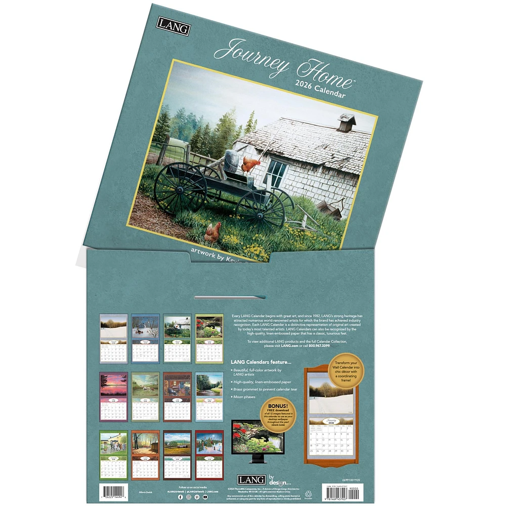 Journey Home 2026 Deluxe Wall Calendar - Online Exclusive