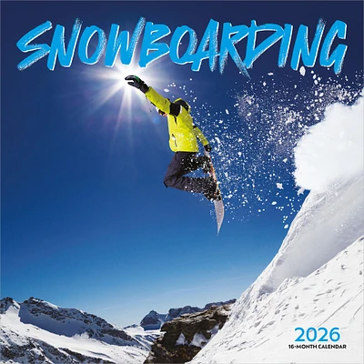 Snowboarding 2026 Wall Calendar