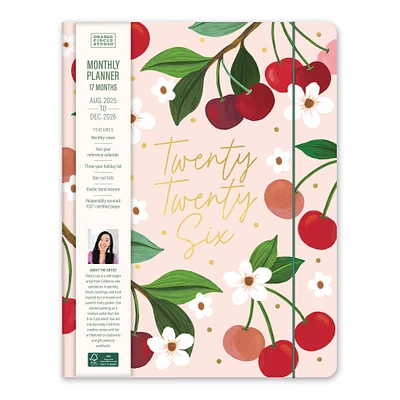 Fruit And Flora Just Right 2025-2026 Monthly Planner Calendar