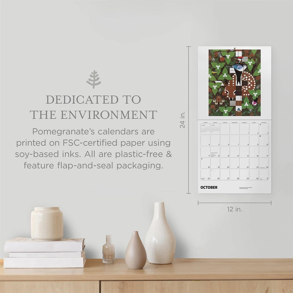 Charley Harper 2026 Wall Calendar
