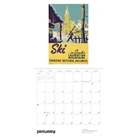 Canadian Travel Posters 2026 Wall Calendar