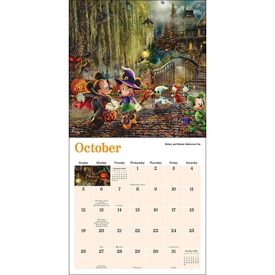 Kinkade Disney Dreams Collection Wall 2025 Calendar