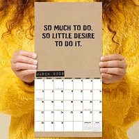 Anti Affirmations And Sarcasm 2026 Mini Calendar - Online Exclusive
